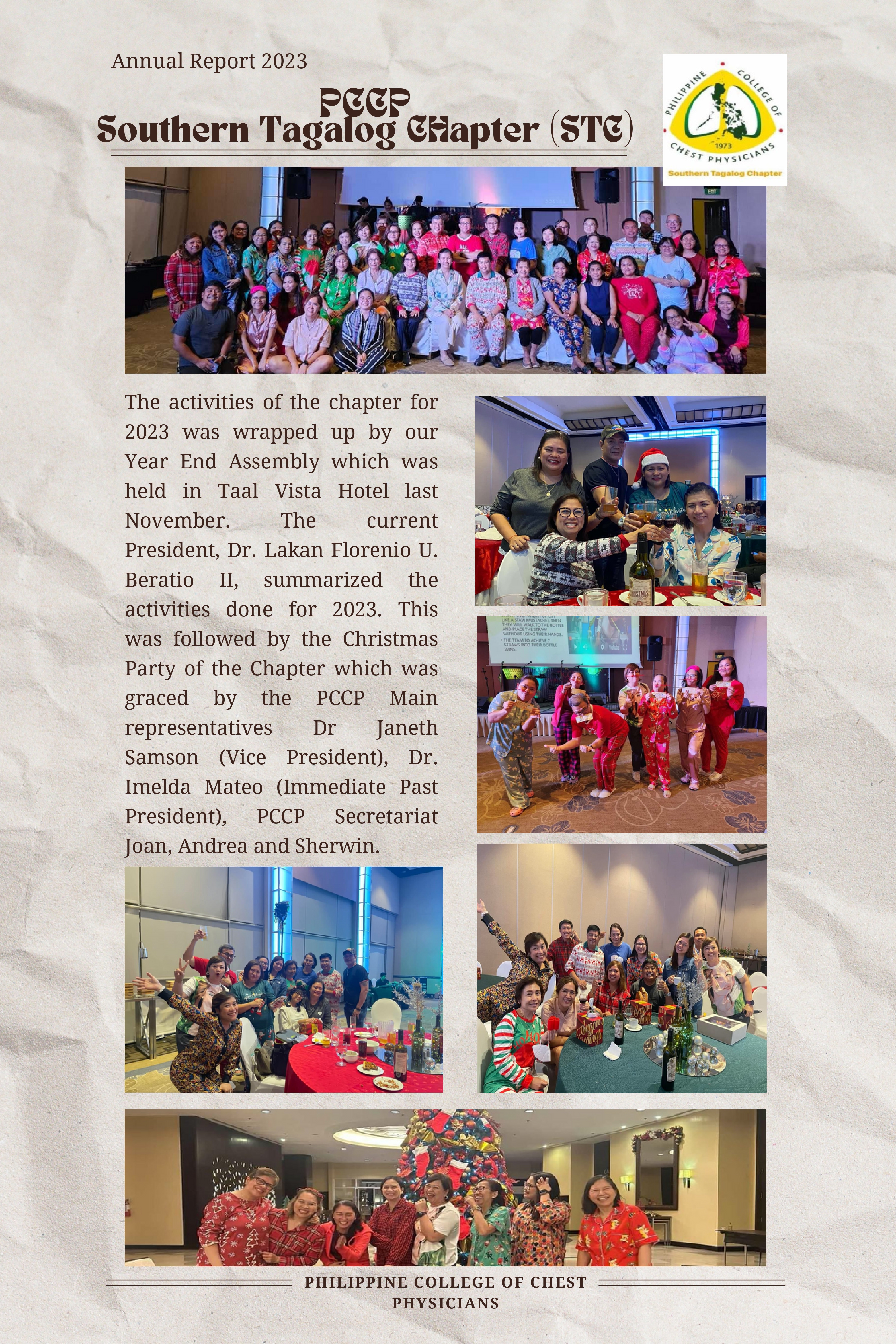 Southern Tagalog Chapter of The Philippine College of  Chest Physicians (PCCP)